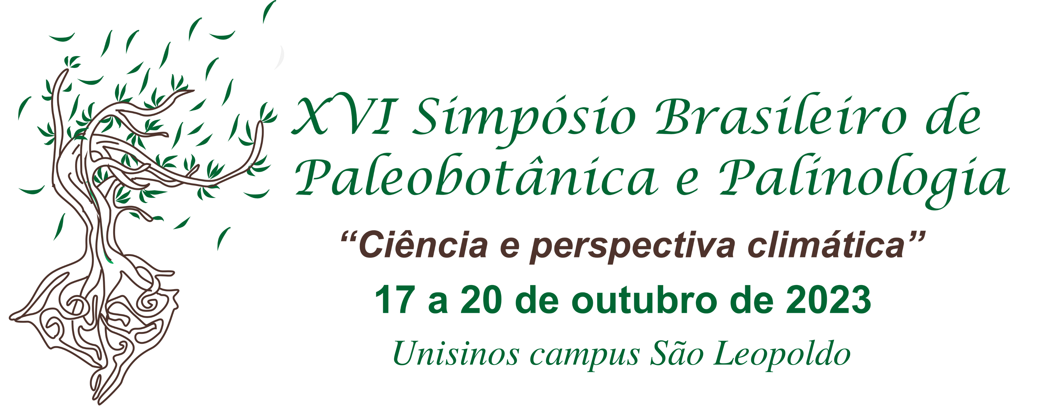 Inscrições abertas para o XVI Simpósio Brasileiro de Paleobotânica e Palinologia: Ciência e Perspectiva Climática 